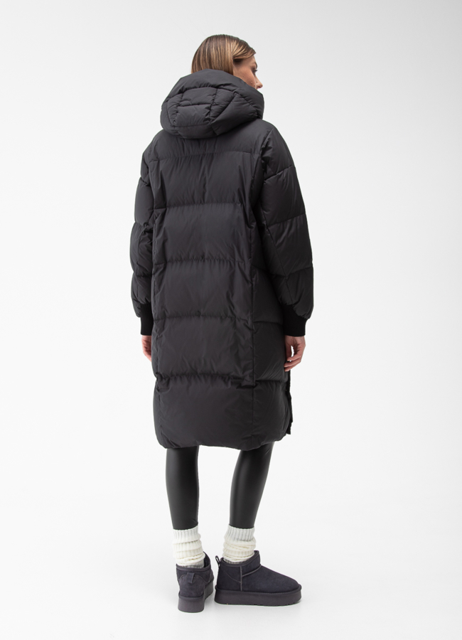 Женский пуховик с капюшоном  модель № 28013 в кредит
