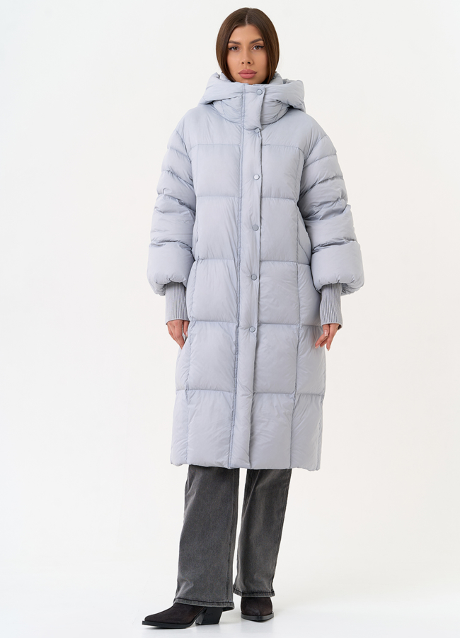 Женский пуховик с капюшоном модель № 31535 в кредит