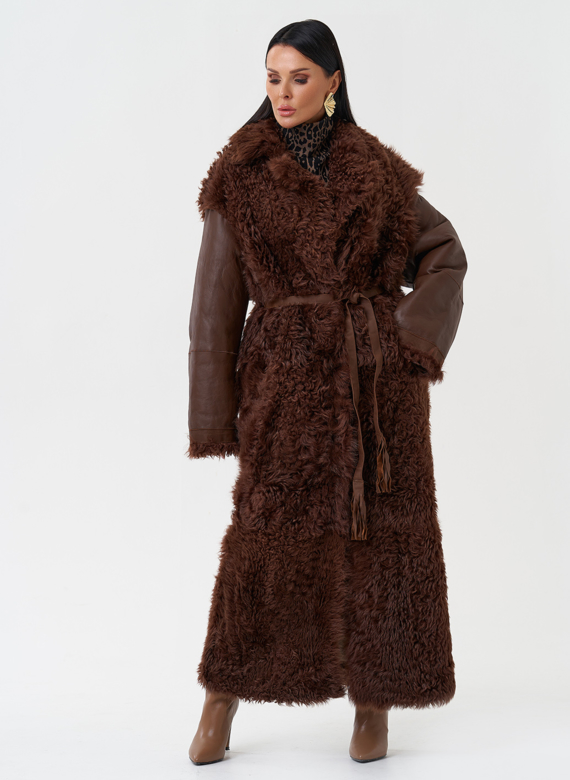 Двухсторонняя натуральная дубленка