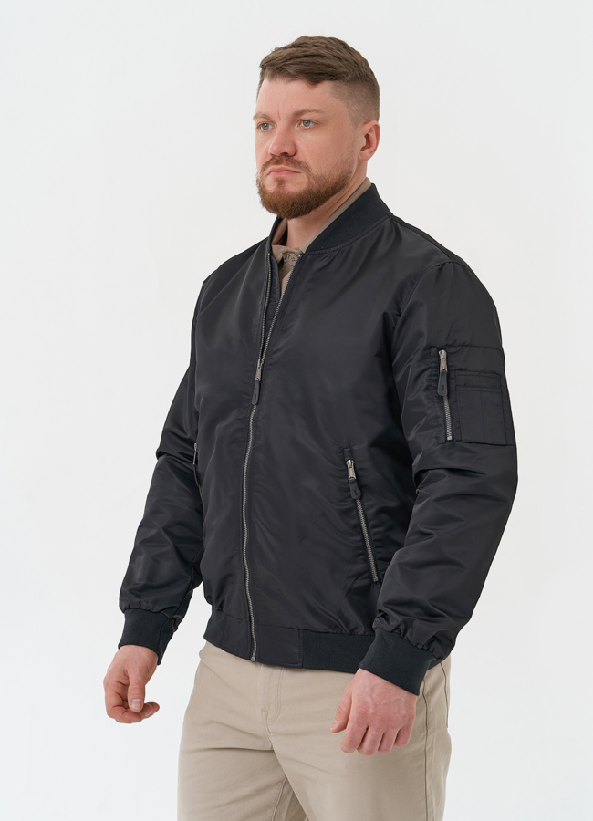 Мужская куртка бомбер модель № 30275 универмаг малина