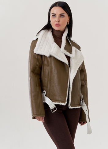 Женская дубленка пилот Женская дубленка пилот